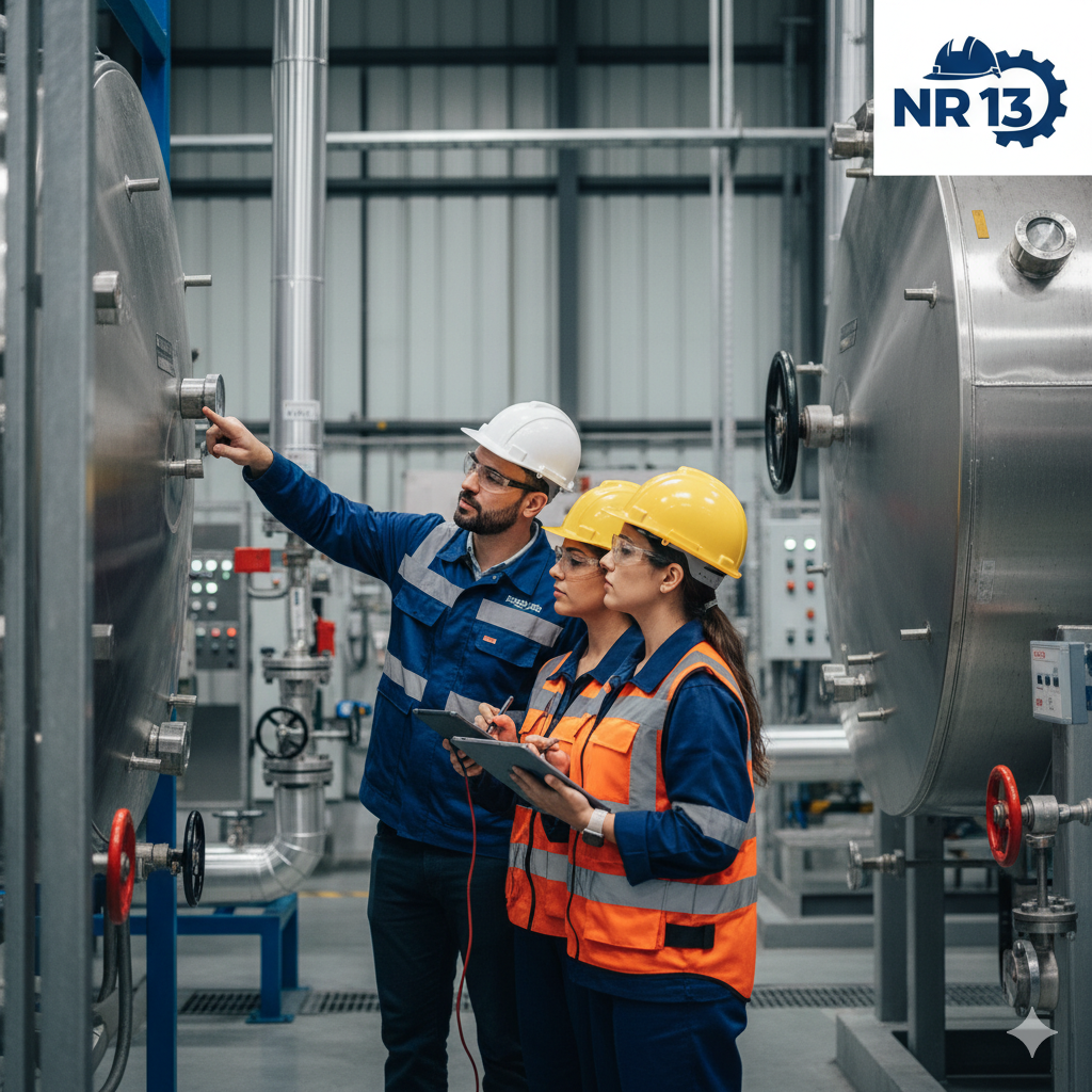 Sua empresa está em dia com a NR-13? Nossa consultoria NR 13 para empresas garante conformidade, segurança e evita multas. Entenda como podemos ajudar.
